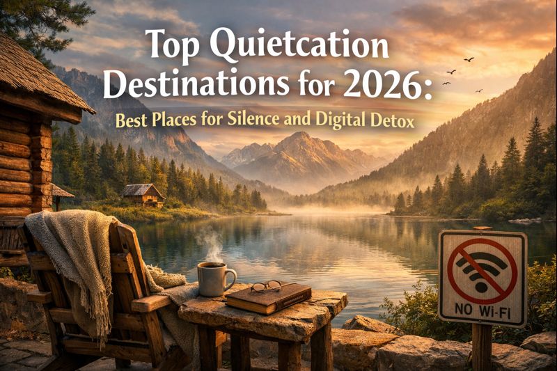 Top Quietcation Destinations for 2026: Embrace Silence and Digital Detox Escapes